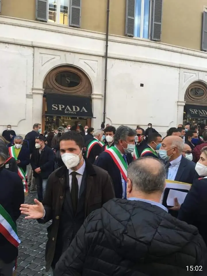 Sindaco Francesco Mauro, a Roma per Amore della nostra Terra