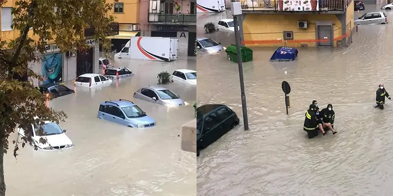 Meteo: devastante maltempo al sud con bombe d’acqua e neve. I dettagli con previsioni