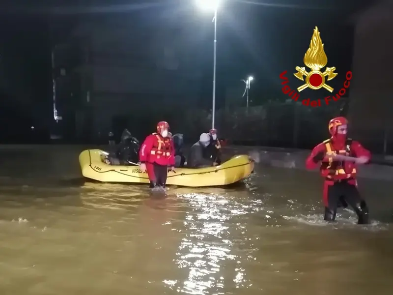 Maltempo in Calabria 200 interventi dei Vigili del fuoco. Il dettaglio