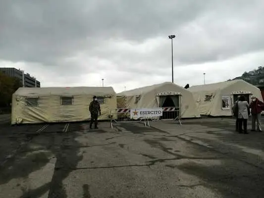 Covid: a Cosenza ospedale da campo pronto, ma inutilizzato