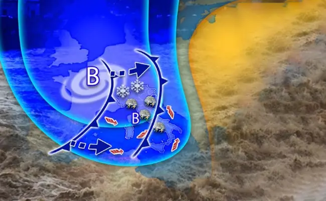Meteo: Allerta rossa. Weekend nell'occhio del ciclone! Pioggia e neve. Il dettaglio