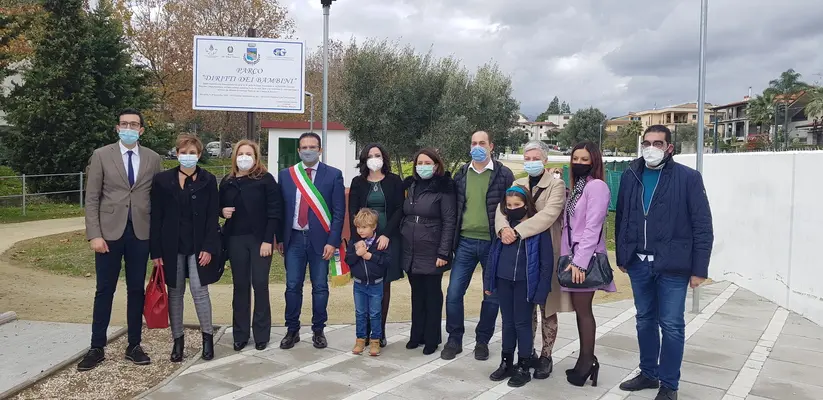 Maesano: "Stiamo realizzando il nostro programma. Inaugurato il Parco "Diritti dei bambini" (VIDEO)