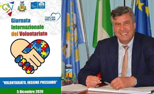 "Un gesto d’Amore" Sindaco di Sellia Marina Francesco Mauro per la giornata del volontariato