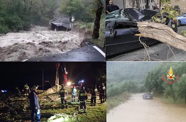 Maltempo: 2.200 interventi vigili del fuoco al Centro-Nord