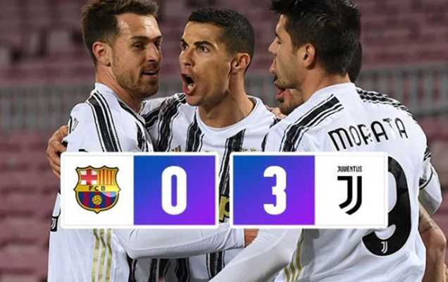 Champions: Juve pazzesca! 3-0 al Barca e primo posto, Lazio agli ottavi. Oggi Atalanta e Inter
