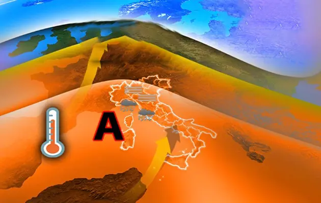 Meteo: anticiclone di origine sub-tropicale porta sole, nebbie fitte e qualche pioggia. Il dettaglio