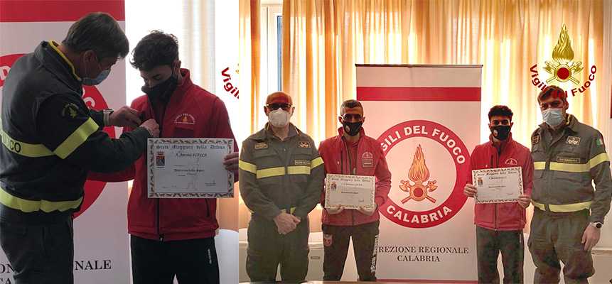 Vvf. Calabria: cerimonia di consegna dei "Distintivi dello Sport" (Foto)