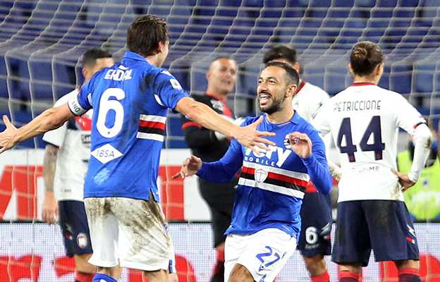 Calcio: Sampdoria vince ancora, tre gol al Crotone. Ospiti poco incisivi