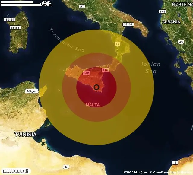 Terremoto. Terrore tra Ragusa e Siracusa, Magnitudo  4.6