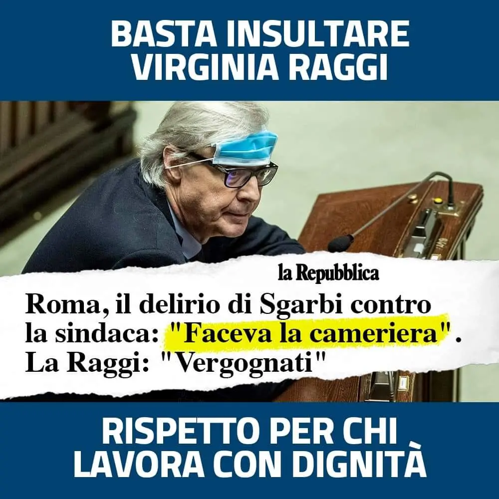 Dichiarazioni del ministro Di Maio,  Sgarbi, ripeto: ci vuole rispetto