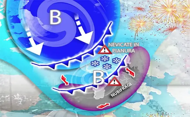 Meteo: Nuovo peggioramento con nubifragi temporaleschi e nevicate. Ecco l'evoluzione con previsioni