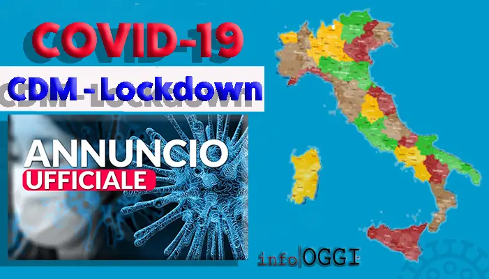 Covid, Firmato il nuovo Cdm nuove restrizioni su “Zona Rossa” e “Zona Arancione”. Leggi il dettaglio