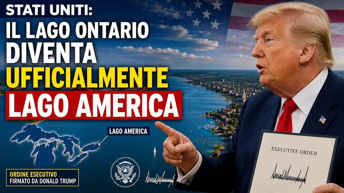 Stati Uniti: il Lago Ontario diventa ufficialmente Lago America