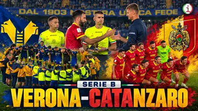Hellas Verona-Catanzaro 2-2. Giallorossi avanti con Candela, ripresi, superati ma Pecorino li salva su rigore.