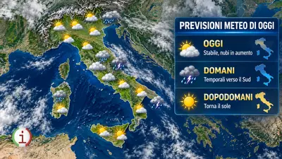 Meteo Italia tra temporali e caldo anomalo weekend di sole con temperature in aumento
