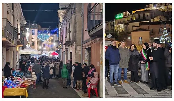 Gimigliano dà il via alle manifestazioni natalizie: accese le luminarie e l’Albero in piazza Aldo Moro