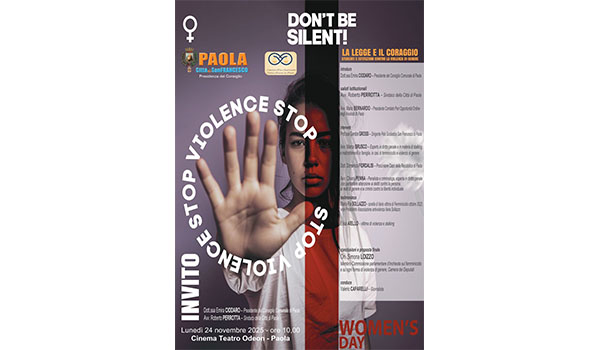 La legge e il coraggio. A Paola, studenti e istituzioni insieme contro la violenza di genere