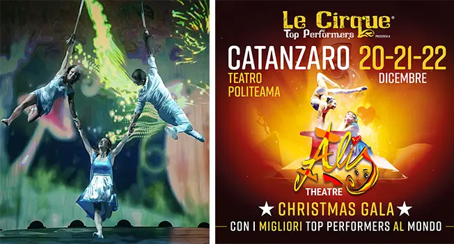 Presentato in comune “Alis Theatre”, lo show fantastico di “le Cirque top performers”, da domani a domenica al Politeama di Catanzaro 