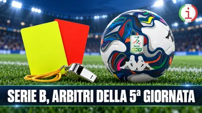 Calcio Serie B, arbitri della 5ª giornata