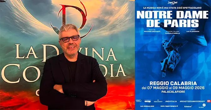 Successo del colossal “La Divina Commedia Opera Musical”, Il promoter Ruggero Pegna ringrazia Reggio Calabria