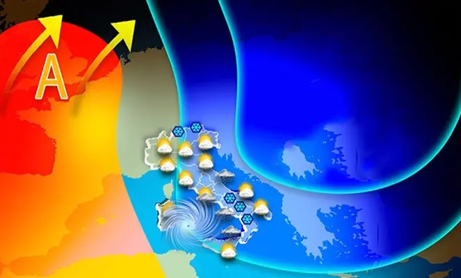 Maltempo: allerta Protezione Civile, neve al Centro Sud a quote molto basse. La previsione