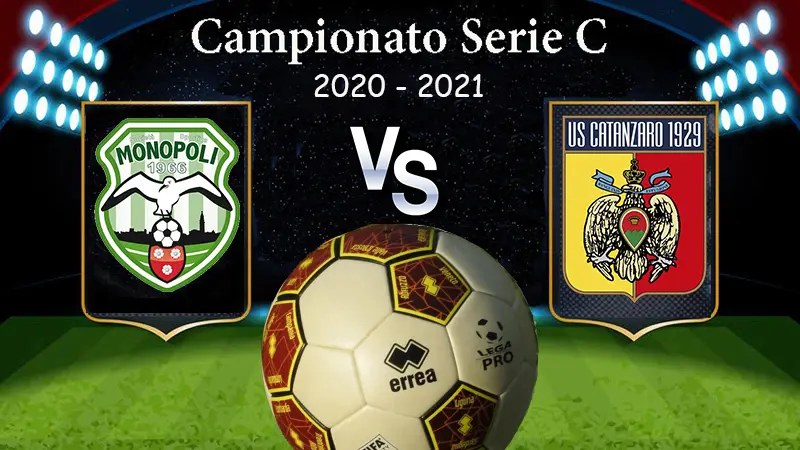 Calcio: Monopoli-Catanzaro 1-1, pareggio con rimonta finale per i giallorossi (con highlights)