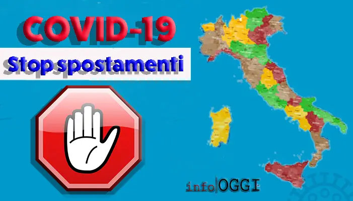 Stop spostamenti 4 Regioni arancioni. Abruzzo, Liguria Toscana e prov. Trento, Sicilia Gialla