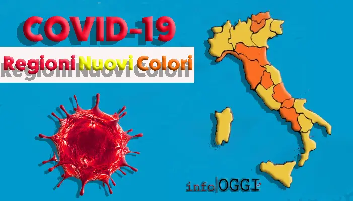 Covid. Ecco le regioni che passano in zona rossa, zona arancione e zona Bianaca. Il dettaglio