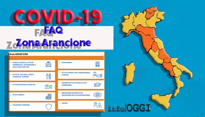 Covid-19 – Domande frequenti sulle misure adottate dal Governo Zona Arancione