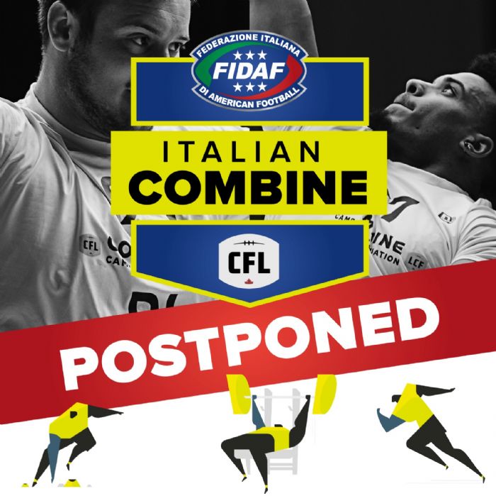 Combine Cfl-Fidaf posticipata al 27 marzo