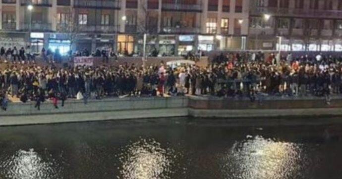 Vigilia chiusure con ressa, 100mila controlli. Milano transenna Darsena, 100 'ritrovi' a Roma