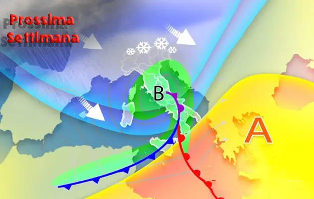 Meteo: Weekend qualche pioggia, poi dalla Festa della Donna pioggia e temporali. I dettagli