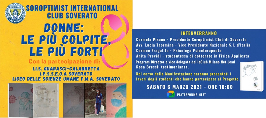 Il Soroptimist di Soverato dà voce e forza alle donne