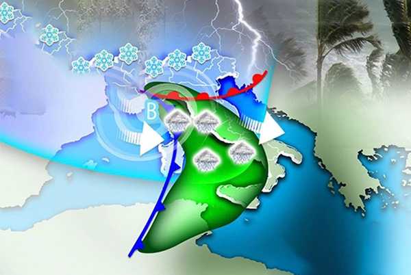 Meteo: preoccupante perturbazione sull'Italia con pioggia battente e temporali. I dettagli