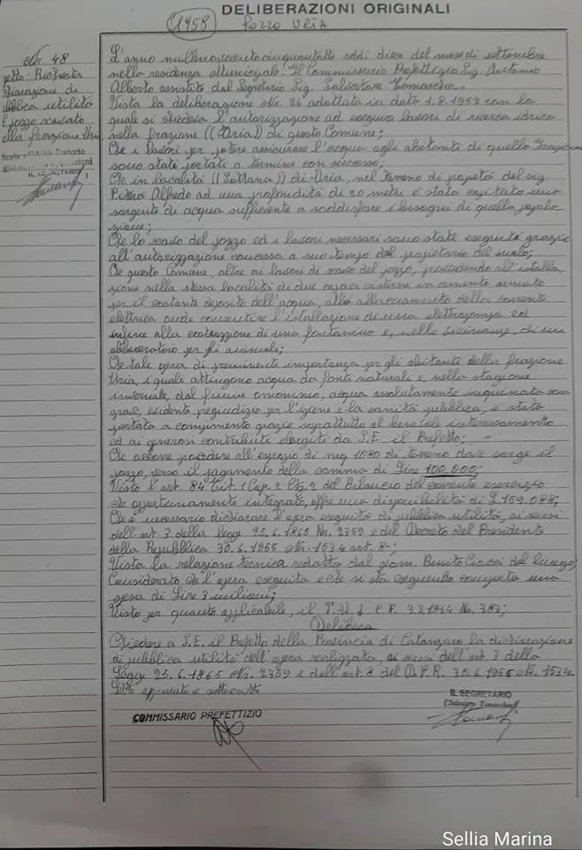 Sindaco di Sellia Marina Francesco Mauro: importante Scoperta a Uria