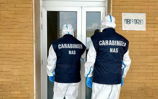 Blitz del Nas nelle camere mortuarie italiane: 23 denunce