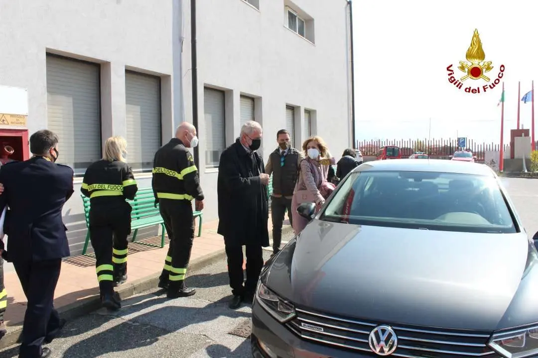 Il prefetto Cucinotta al Centro Polifunzionale Regionale dei Vvf della Calabria (Foto)