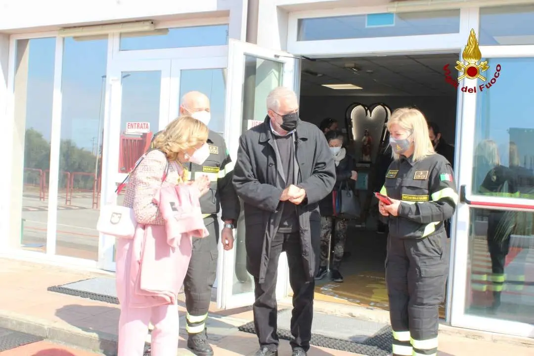 Il prefetto Cucinotta al Centro Polifunzionale Regionale dei Vvf della Calabria (Foto)