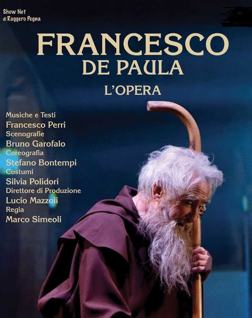 Il Colossal Musical “Francesco de Paola l’Opera” Domani 4 aprile su Teleuropa Network