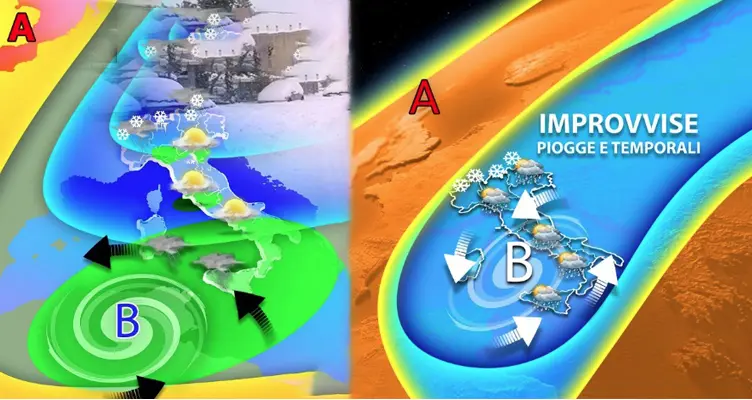 Meteo: un vortice freddo insidia Alcune regioni. Ecco l’evoluzione con previsioni per il Weekend