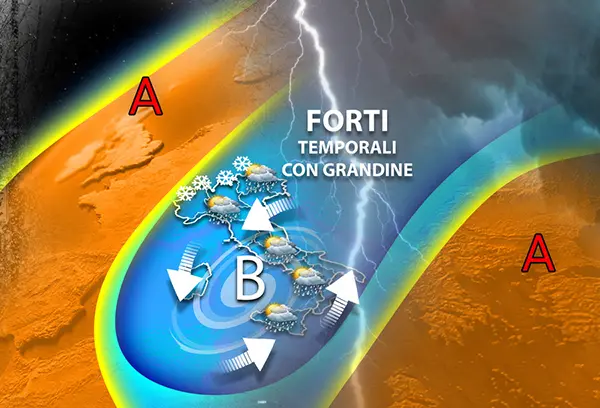 Meteo: Weekend con forti temporali e clima fresco. Ecco il dettagli con previsioni