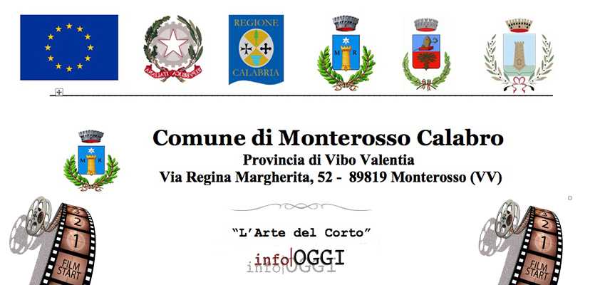 Monterosso Calabro, San Nicola Da Crissa e Soriano Calabro "L’Arte del Corto ai nastri di partenza"