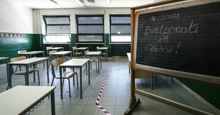 Covid. Scuola: da oggi 8 studenti su 10 in classe