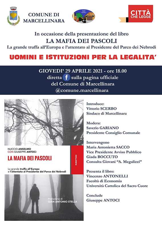 Uomini e istituzioni per la legalità: G. Antoci interverrà all’iniziativa del comune di Marcellinara