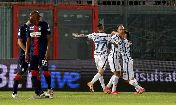Calcio: Crotone perde in casa con l’Inter 0-2 e retrocede in Serie B