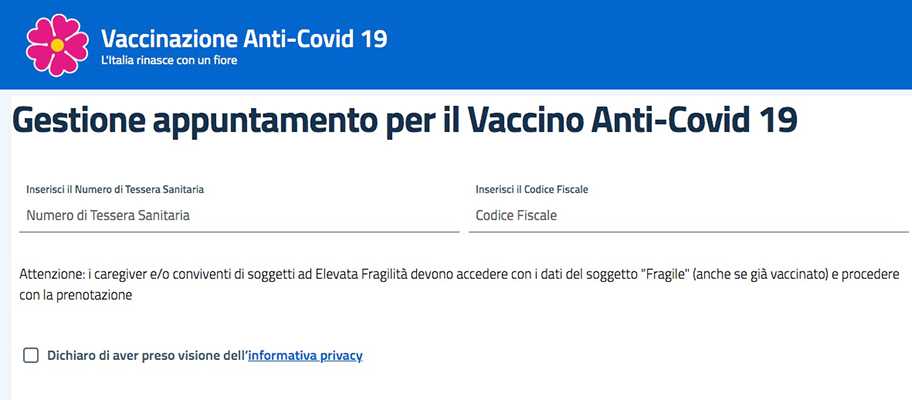 Covid. Vaccini: Calabria, da domani si possono prenotare gli over 50. Ecco come prenotarsi