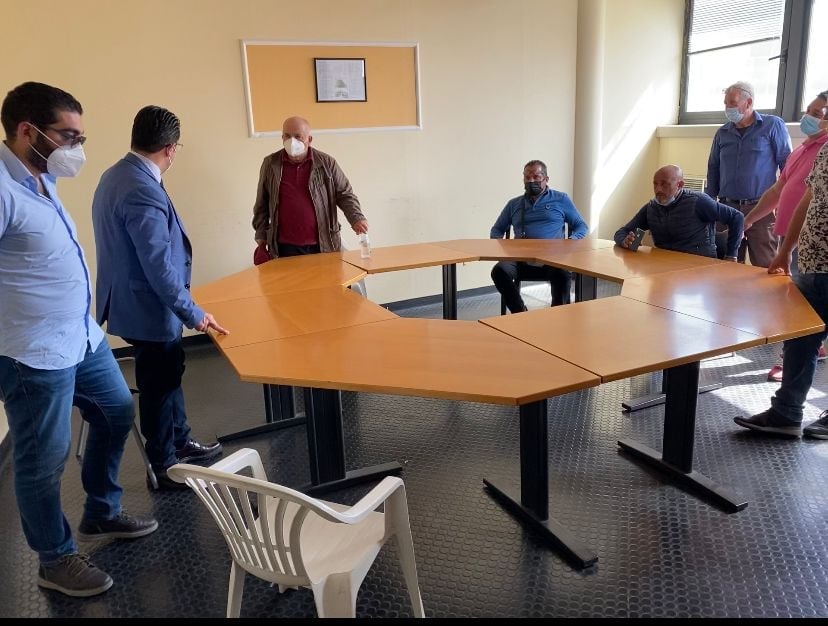 Lavoratori "Locride Ambiente" in fermento a Bovalino. Ascoltati dal Sindaco Vincenzo Maesano