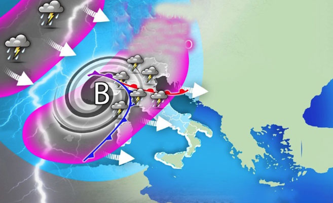 Meteo: Ancora, piogge forti su almeno mezza Italia. Le previsioni