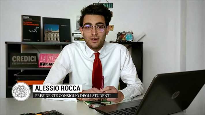 Nota del presidente del  consiglio degli studenti del Politecnico di Milano Alessio Rocca