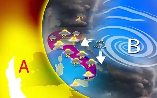 Meteo: da lunedì raffica di piogge e anche improvvisi nubifragi. Ecco dove. I dettagli